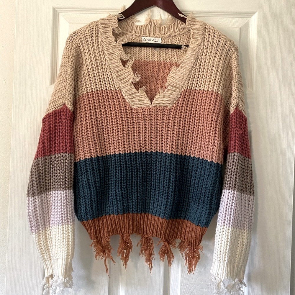 Multicolored Fall Sweater